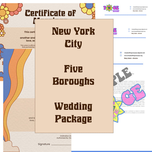 New York City Five Boroughs Wedding Package
