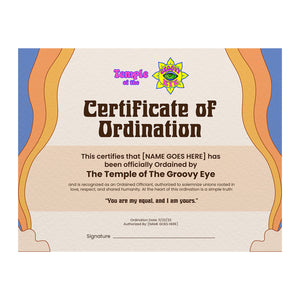 Ordination Credential Certificate
